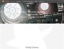 Tablet Screenshot of fireflycinema.com